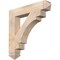 Ekena Millwork Merced Arts & Crafts Smooth Bracket, Douglas Fir, 5 1/2"W x 34"D x 34"H BKT06X34X34MRC03SDF - alternate 1